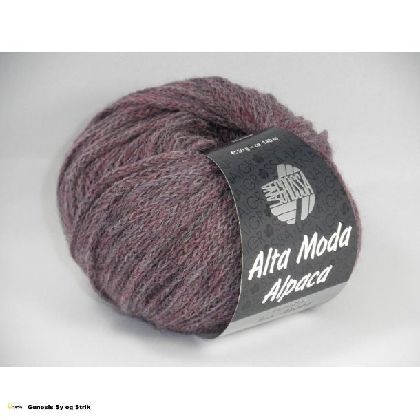 Alta Moda Alpaca - Brombær / meleret